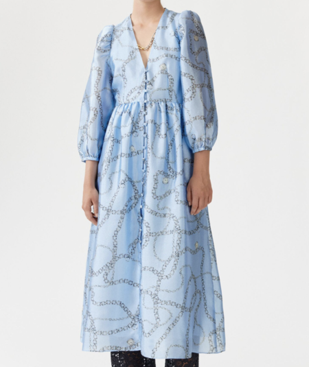 Baum Asana Dress Blue Chain