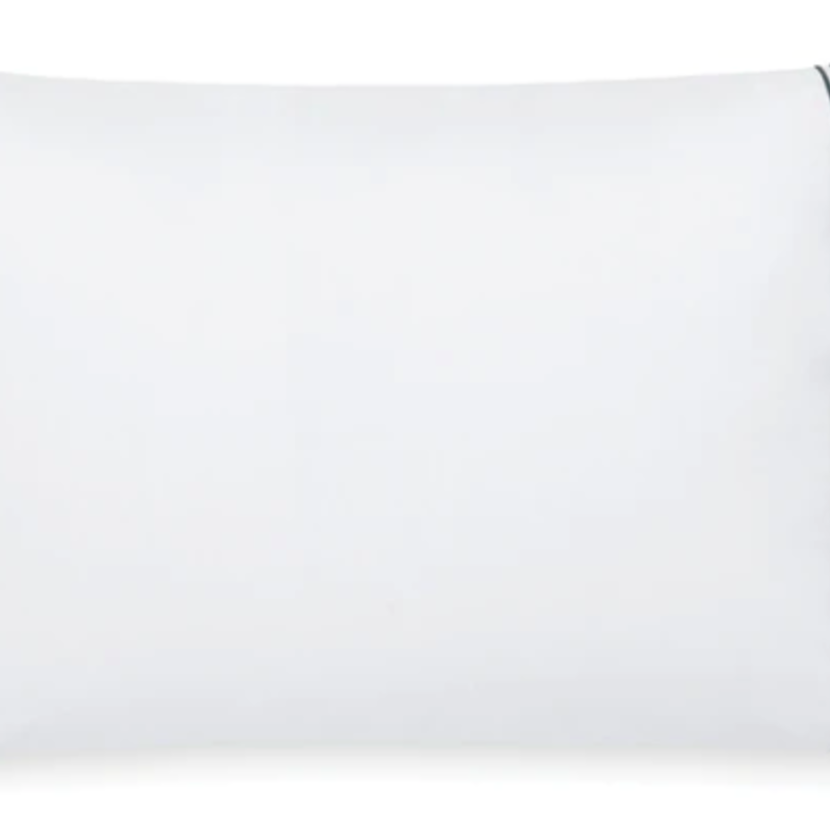 Sferra G4 Grande Hotel Pillowcases, Standard, White/Black, Set of 2