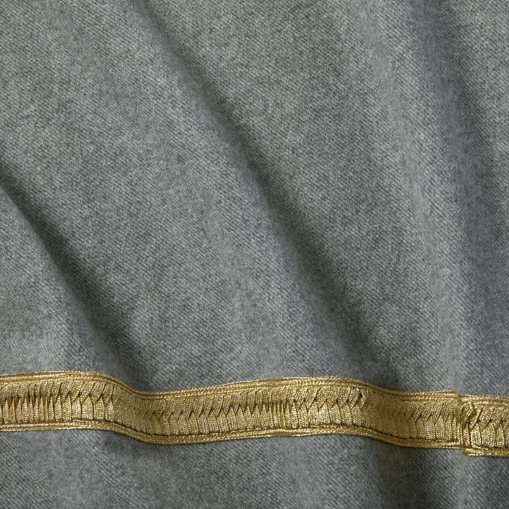 Sferra Cadetto Knit Sham, Grey, 26x26