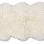 Rug, Double Pelt, Longwool, 2' x 6'