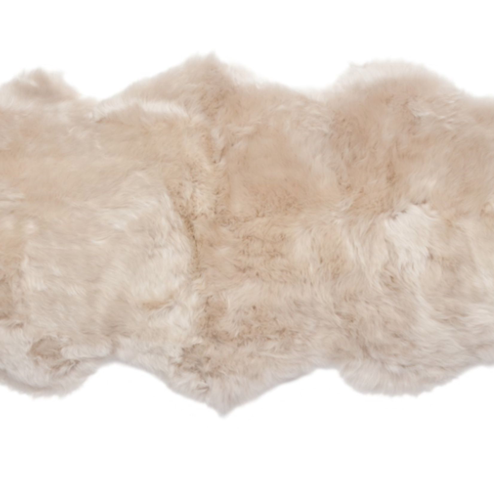 Rug, Double Pelt, Longwool, 2' x 6'