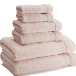 Pergamon Bath Towel, Powder Pink