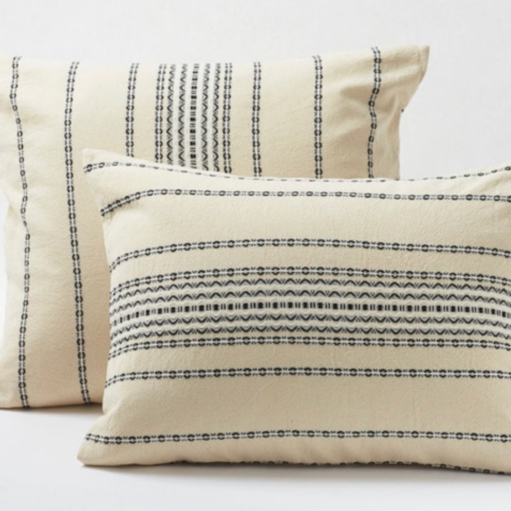 Coyuchi Rippled Stripe Organic Sham