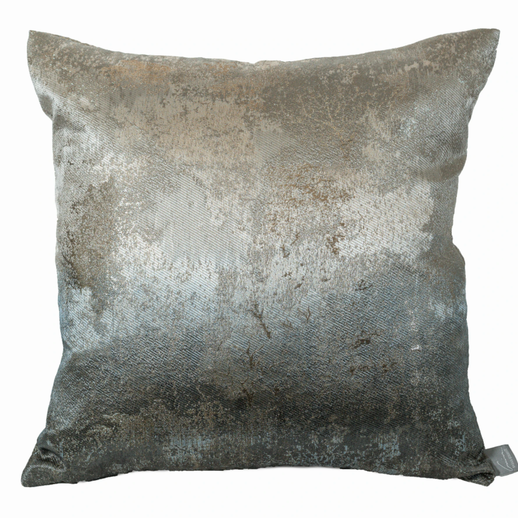 Ombre Smolder Estate Pillow, Silver, 20x20
