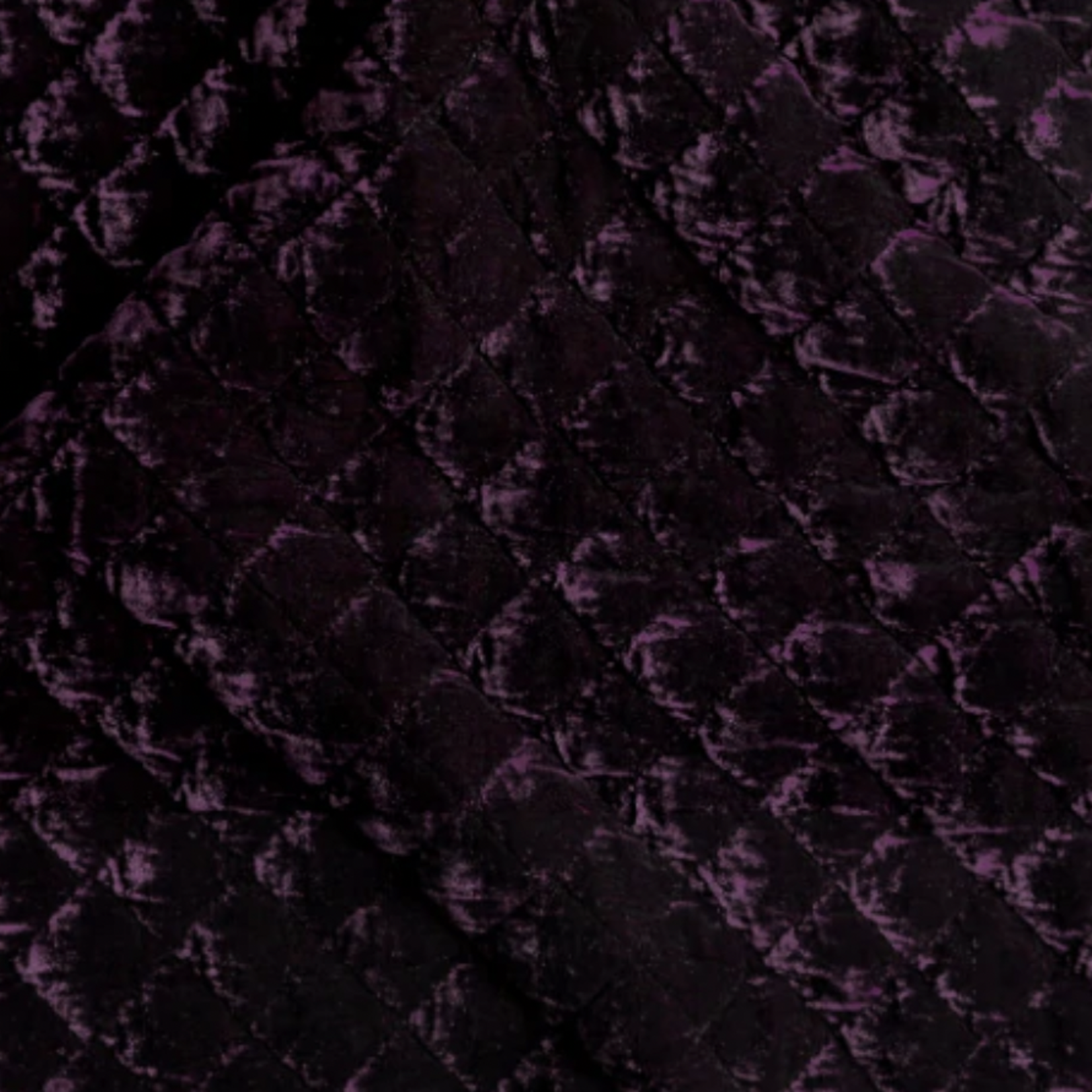 Bella Notte Silk Velvet Sham, Quilted with Satin Piping