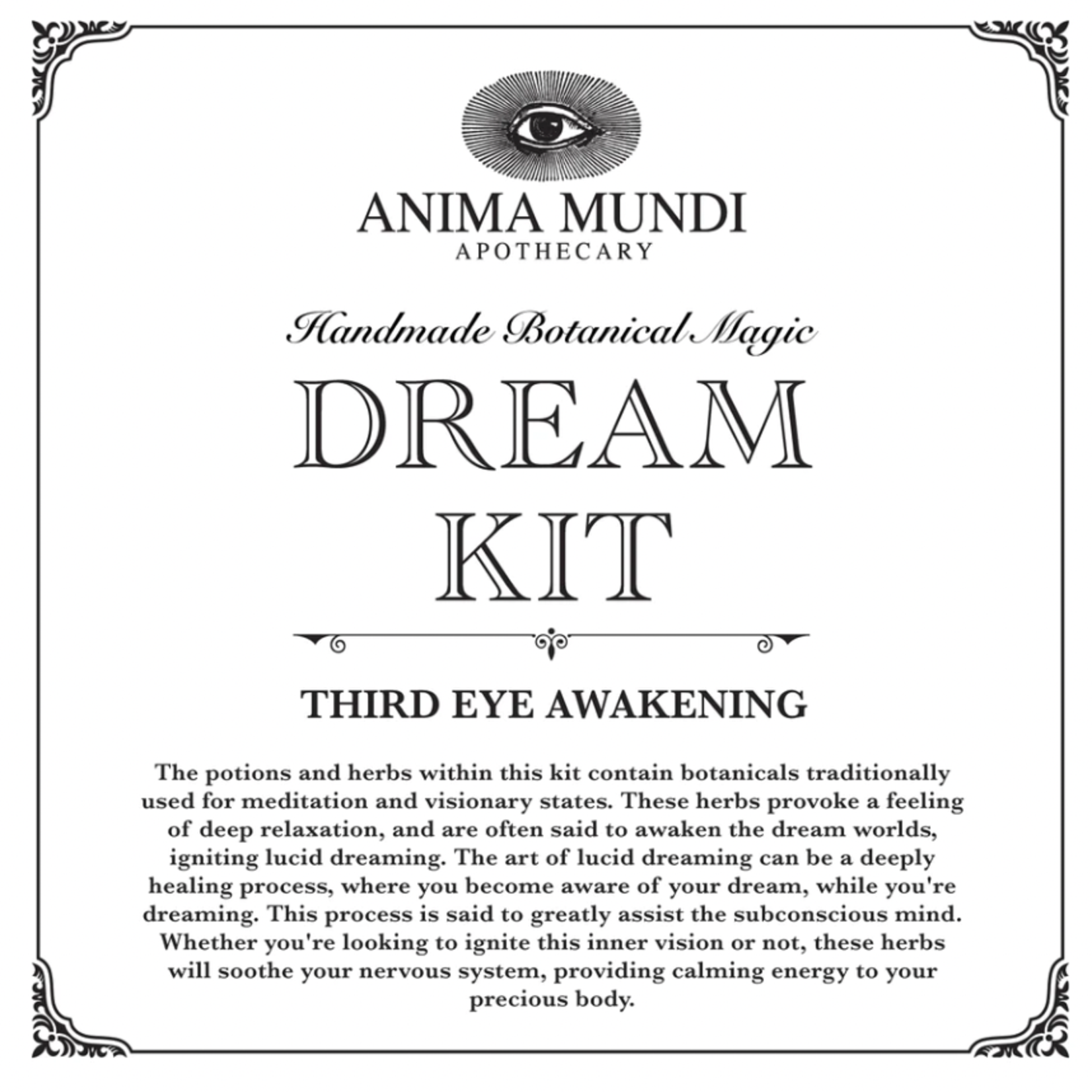 Anima Mundi Herbals Lucid Dream Kit | Pineal Gland Awakening Herbs