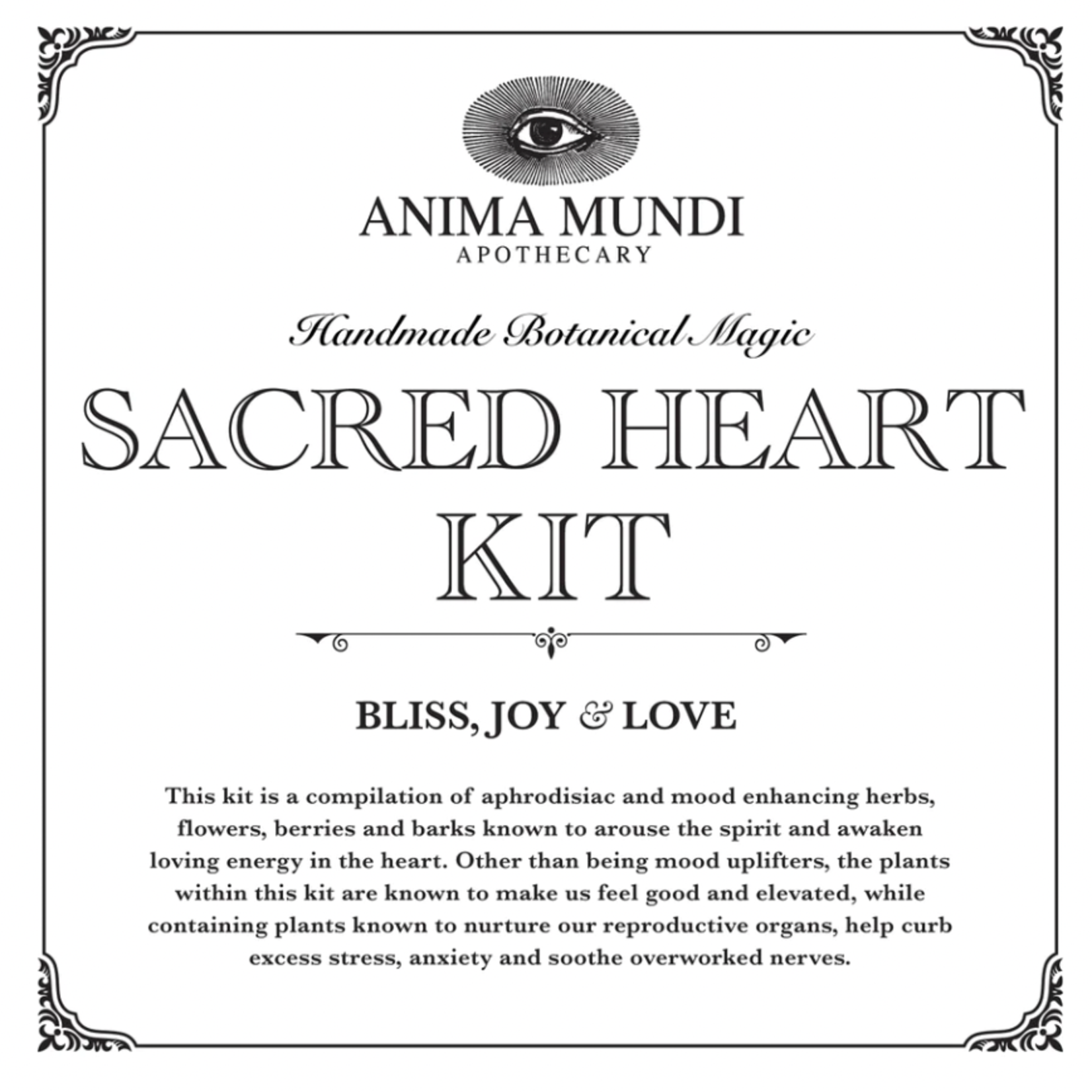 Anima Mundi Herbals Sacred Heart Kit | Aphrodisiacs + Mood Elevators