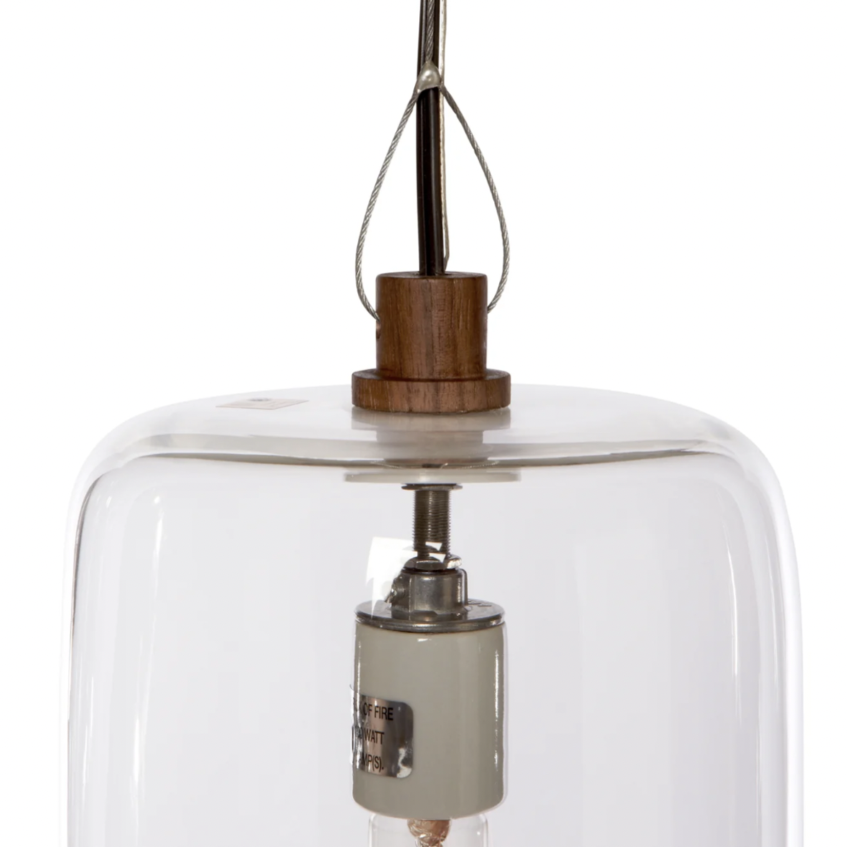 Cisco G6 Cylinder Pendant Lamp, Clear