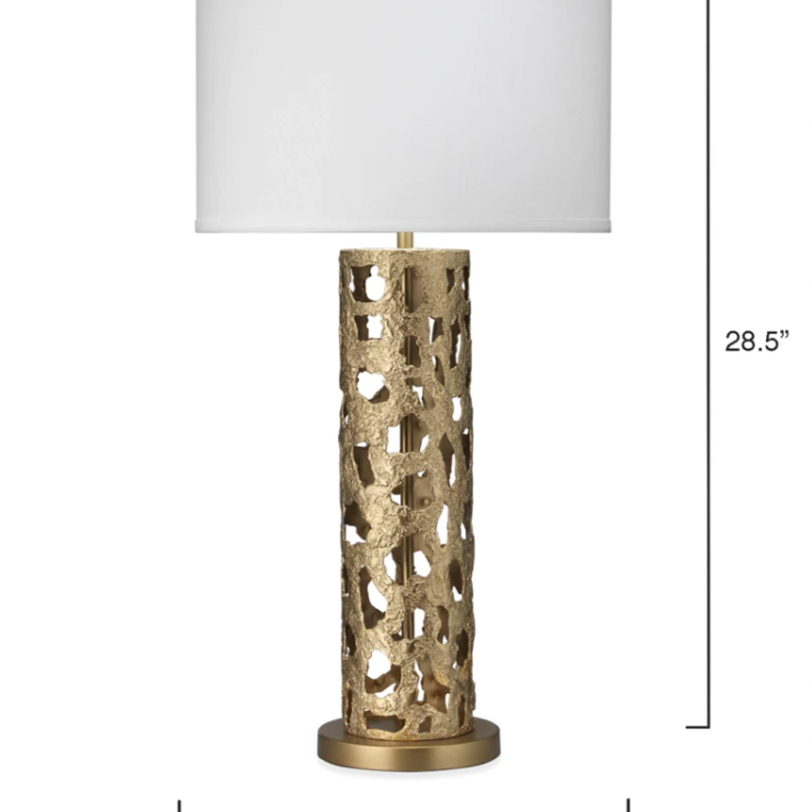 Firenze Table Lamp Gold Leaf