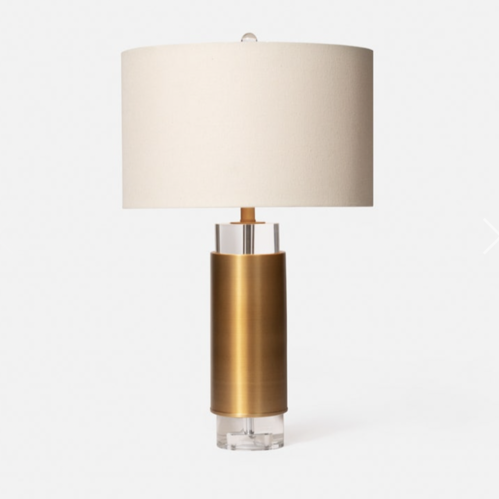 Made Goods Lucian Lamp, Antique Brass