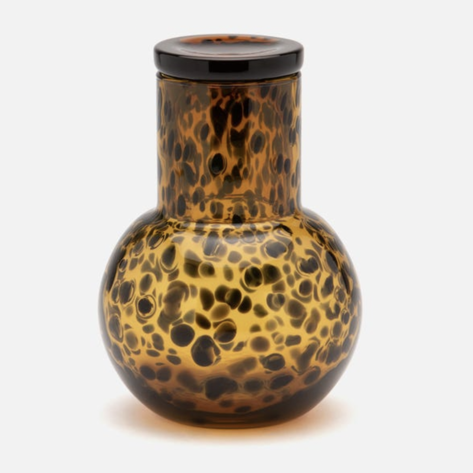 Lausanne Round Carafe, Tortoise Shell Glass
