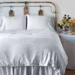 Bella Notte Madera Luxe King Duvet Cover Sterling