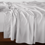 Bella Notte G5 Madera Luxe King Flat Sheet Sterling