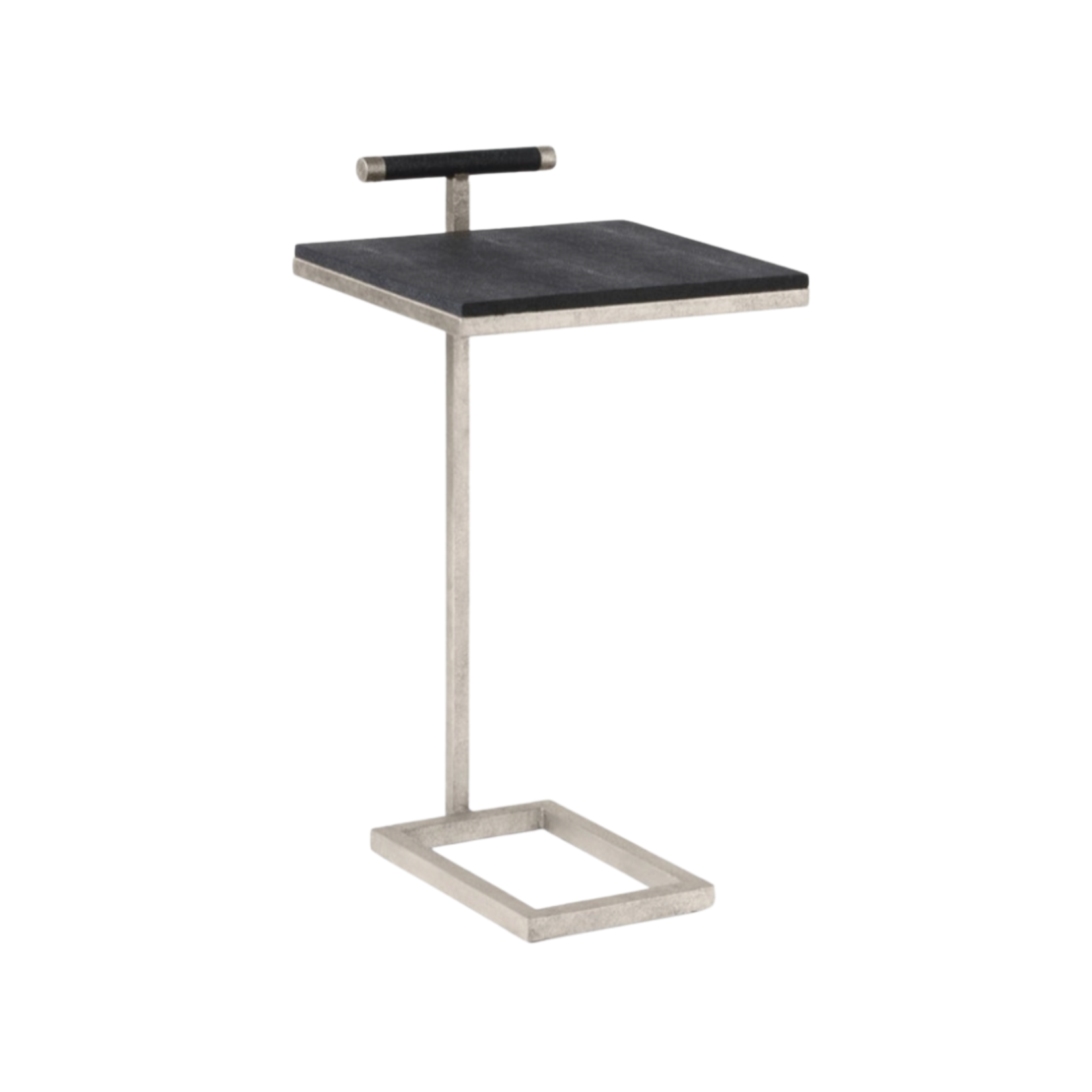 Made Goods Ellery Laptop Table, Cool Gray Realistic/Texturized Silver Steel