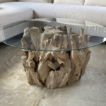 Erosion Teak Root Cocktail Table