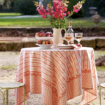 Avignon Pink City Tablecloth