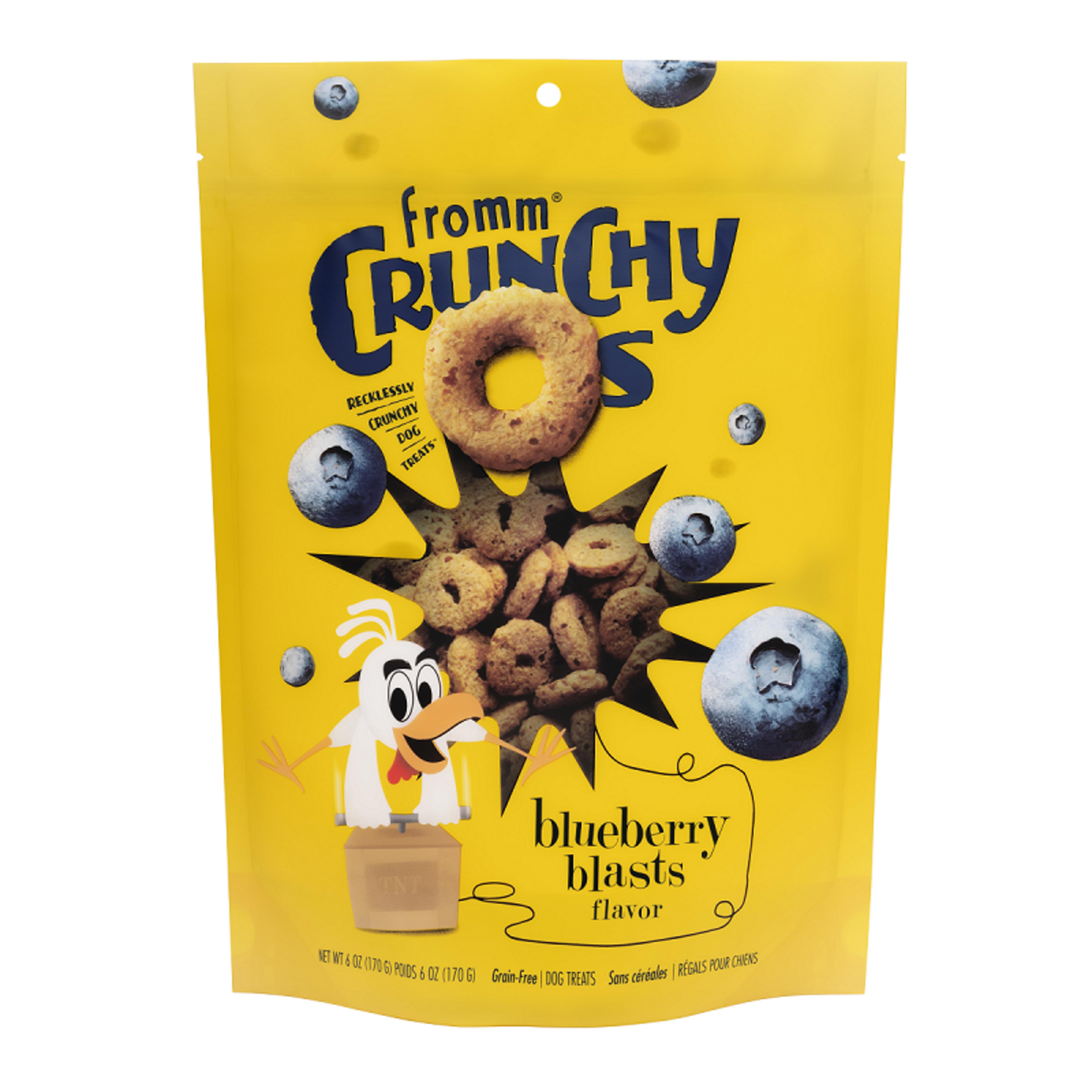 Fromm Four Star Blueberry Blasts - Crunchy O’s Grain Free Treats - Fromm Four-Star - dog