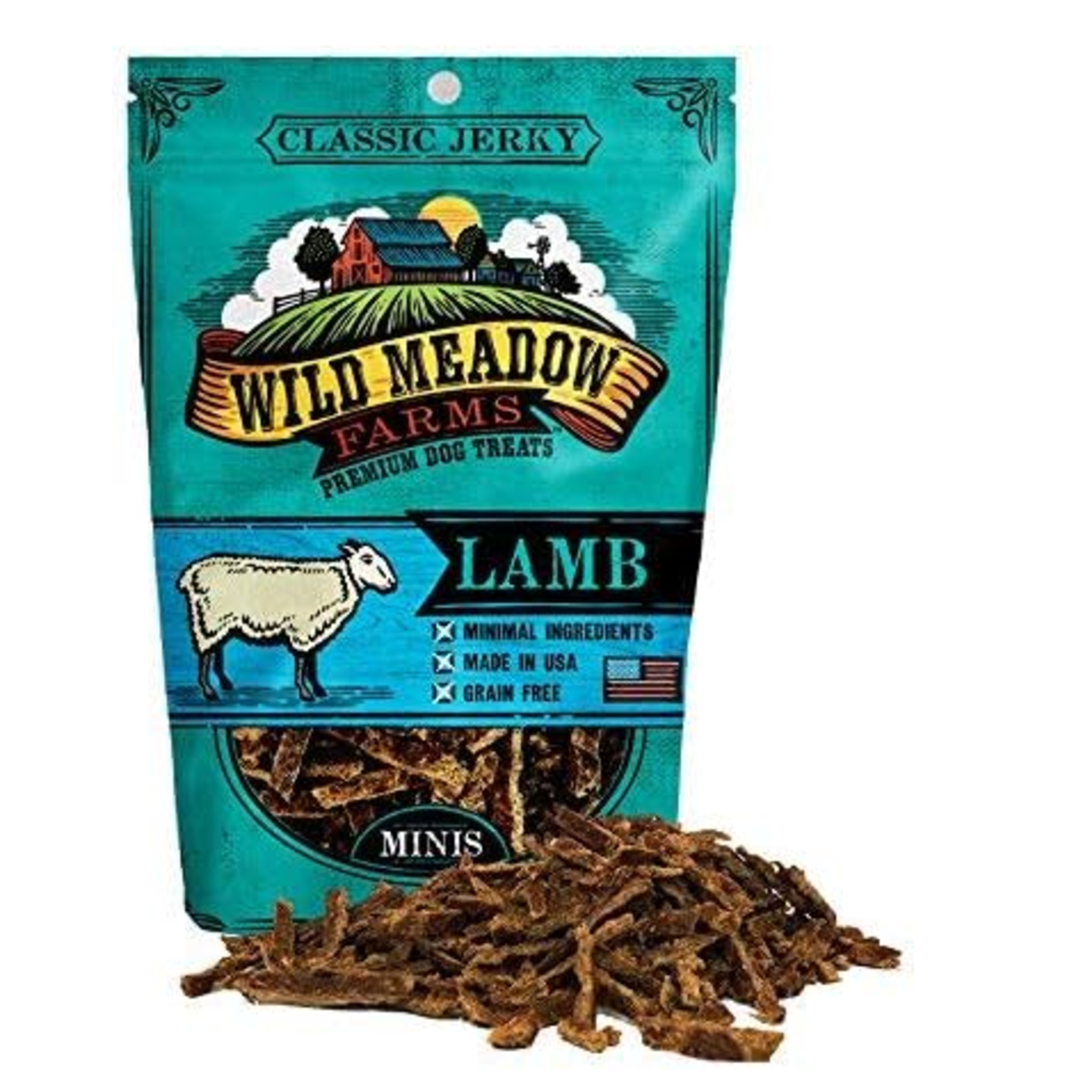 Wild Meadow Farms 3.5 oz. - Lamb - Classic Minis - Semi-Soft Dog Treat - Wild Meadow Farms