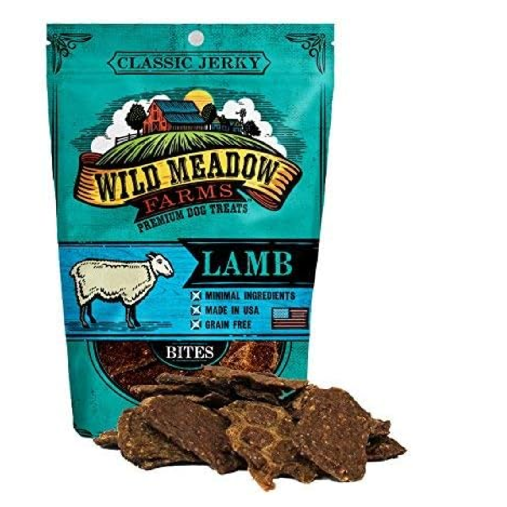 Wild Meadow Farms 4 oz. - Lamb Bites - Semi-Soft Dog Treat - Wild Meadow Farms