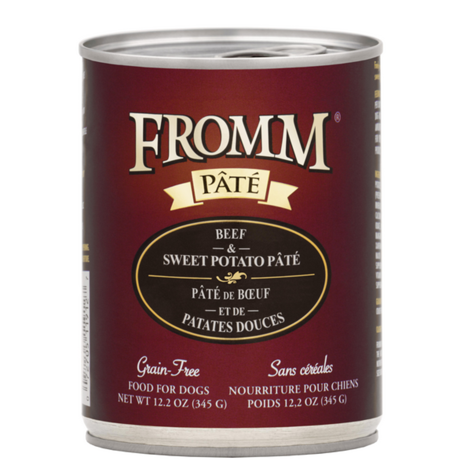 12.2 oz. - Beef & Sweet Potato - Fromm Pate - dog