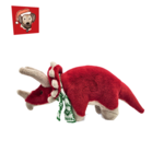 Fluff & Tuff Holiday - Clara Triceratops - Plush Dog Toy - Fluff & Tuff