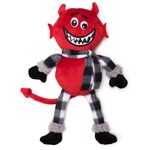 The Worthy Dog Krampus / Devil - Buffalo Plaid - Plush Toy - The Worthy Dog