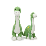 Fab Dog Inc Green Brontosaurus Dinosaur - Floppy Plush Toy - FabDog