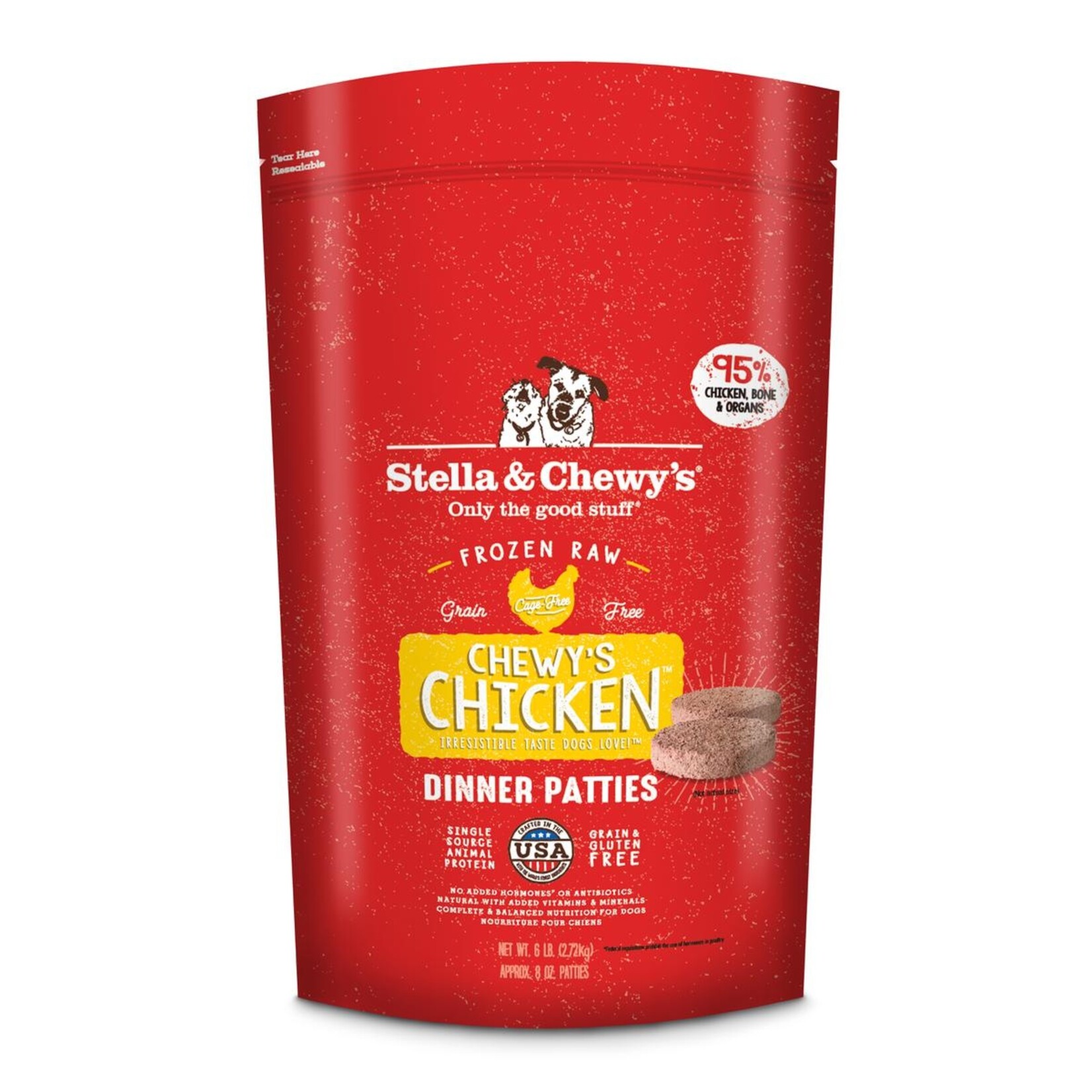 Stella & Chewy's Chewy's Chicken - Raw Frozen - Patties or Morsels - Stella & Chewy's