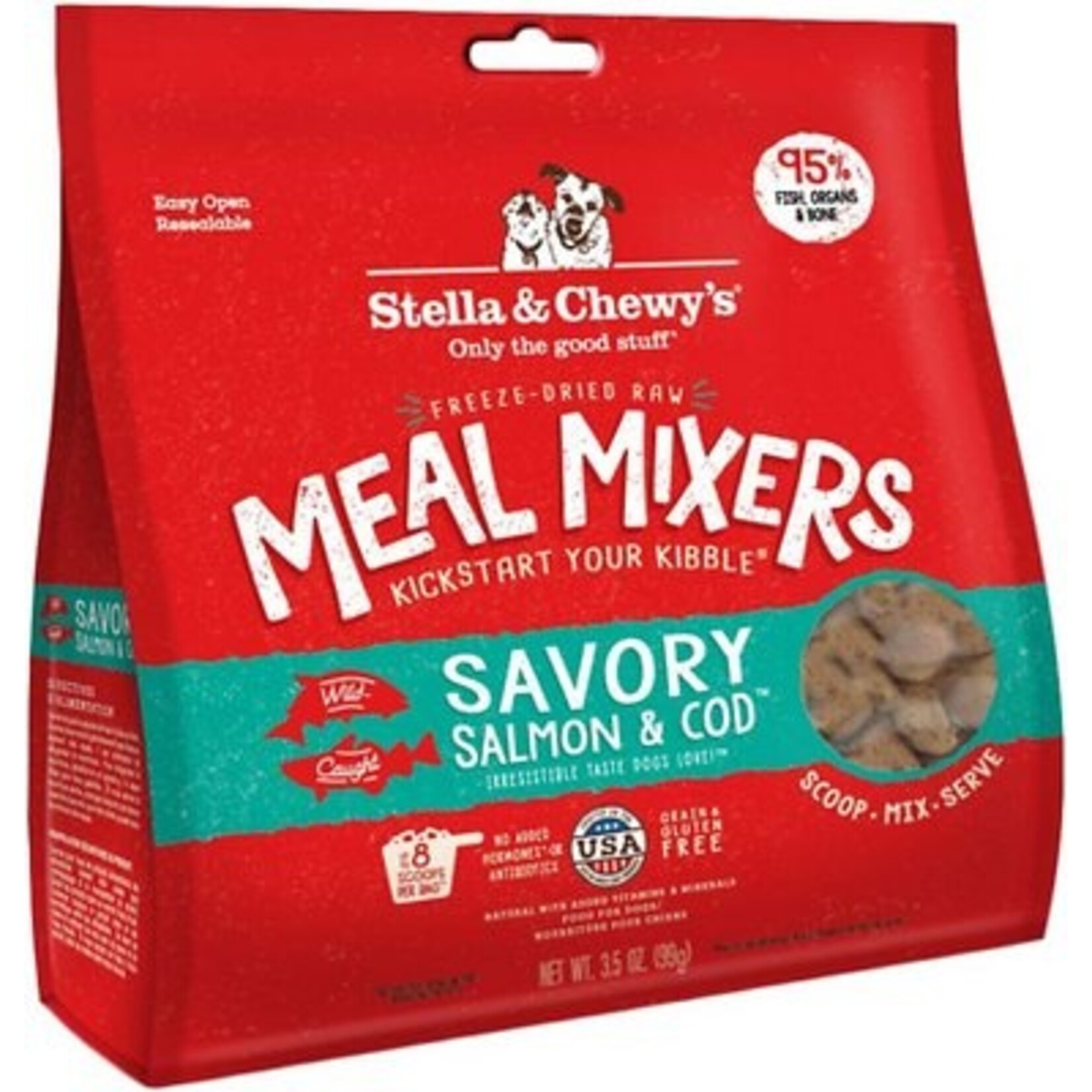 Stella & Chewy's Savory Salmon & Cod - Freeze-Dried Meal Mixer - Stella & Chewy's