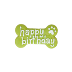 Bosco and Roxy's Bakery 6" - Green - Happy Birthday Bone - Bakery Cookie - Bosco and Roxy's