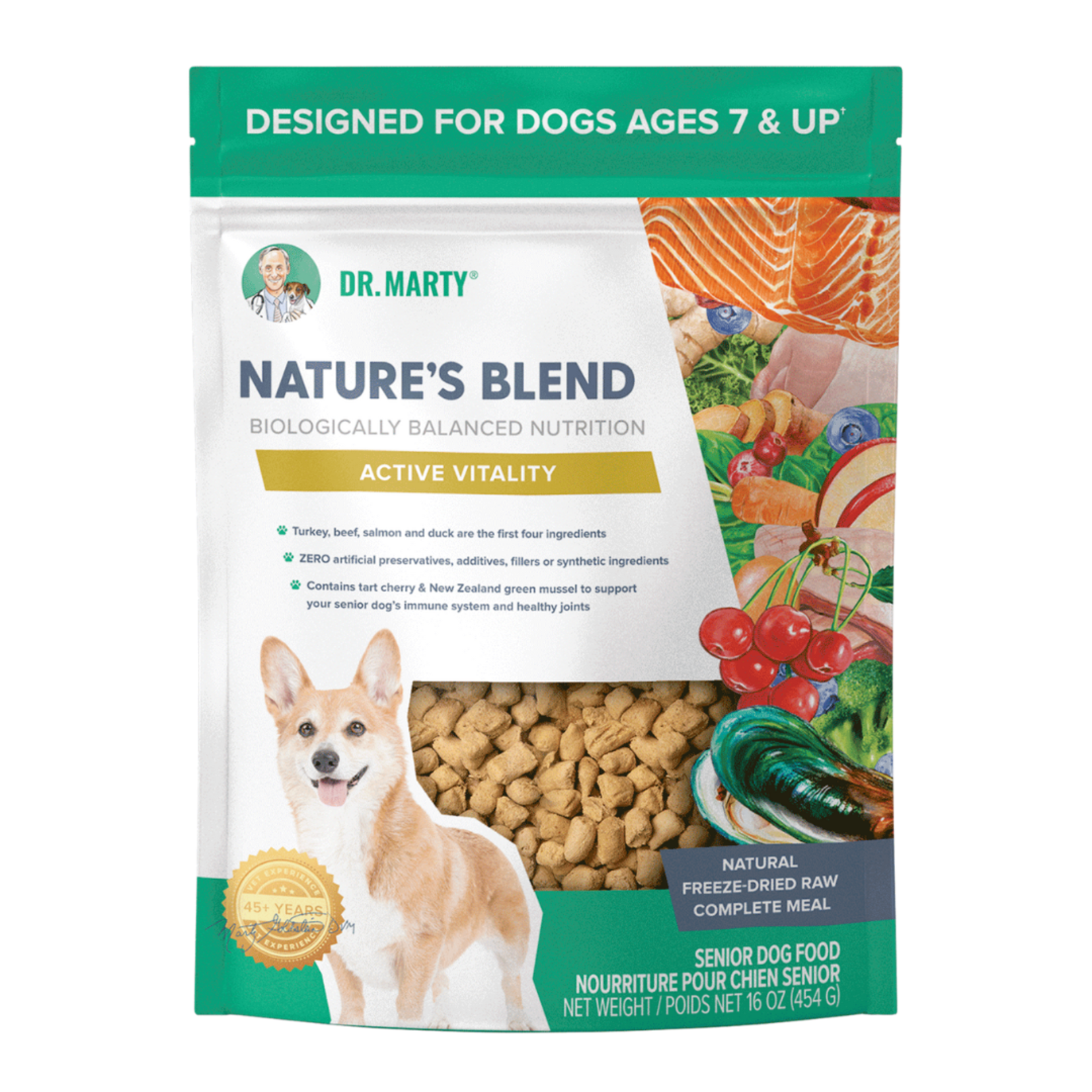 Dr. Marty Active Vitality (Senior / Large Breed) - Freeze-Dried Raw - Nature’s Blend - Dr. Marty