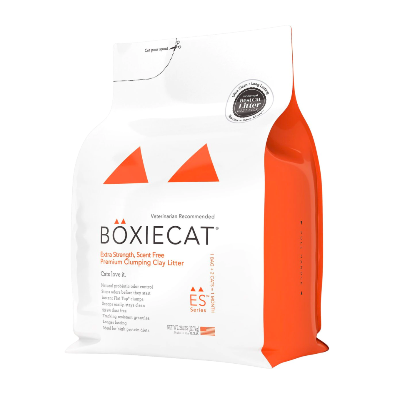 Boxie Cat Extra Strength Unscented Premium Clumping Clay Cat Litter - Boxie Cat