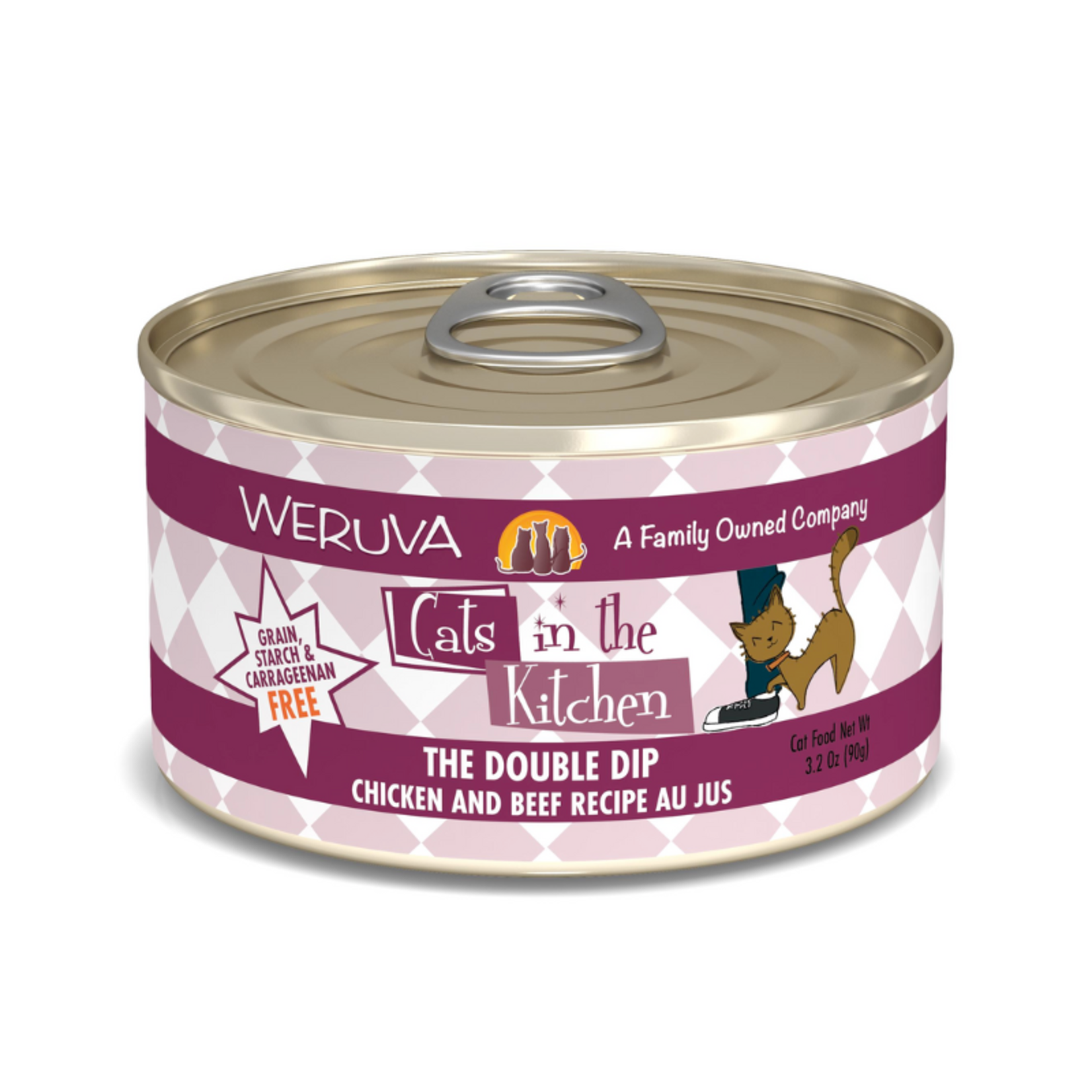 Weruva / CITK 3.2 oz. - Chicken & Beef - The Double Dip - Cats in the Kitchen - Weruva