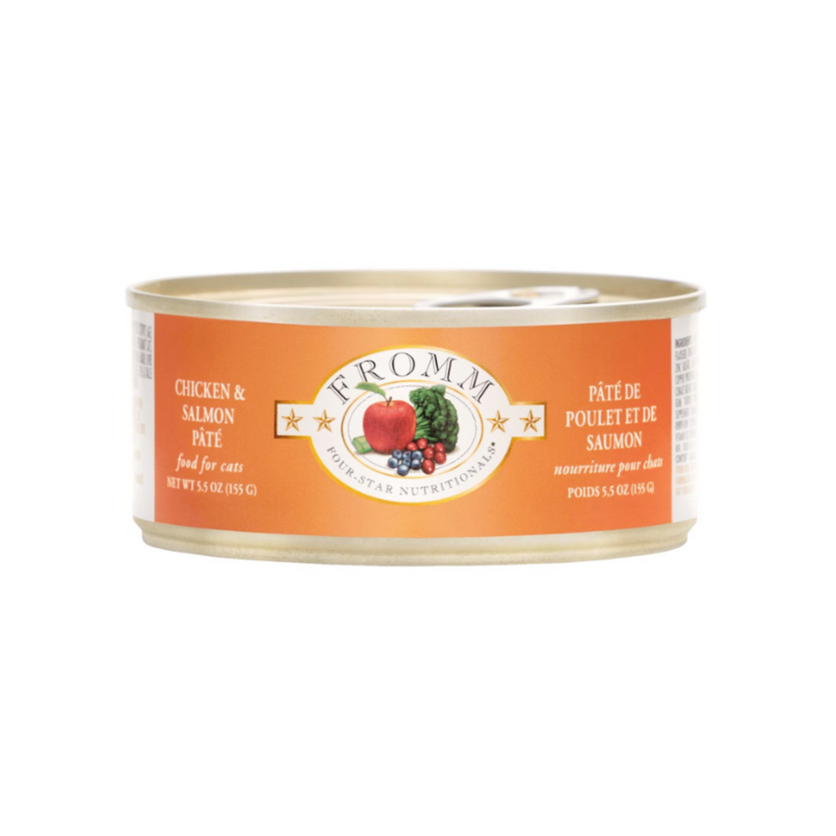 Fromm Four Star 5.5 oz. - Chicken & Salmon Pate - Fromm Four-Star - Cat