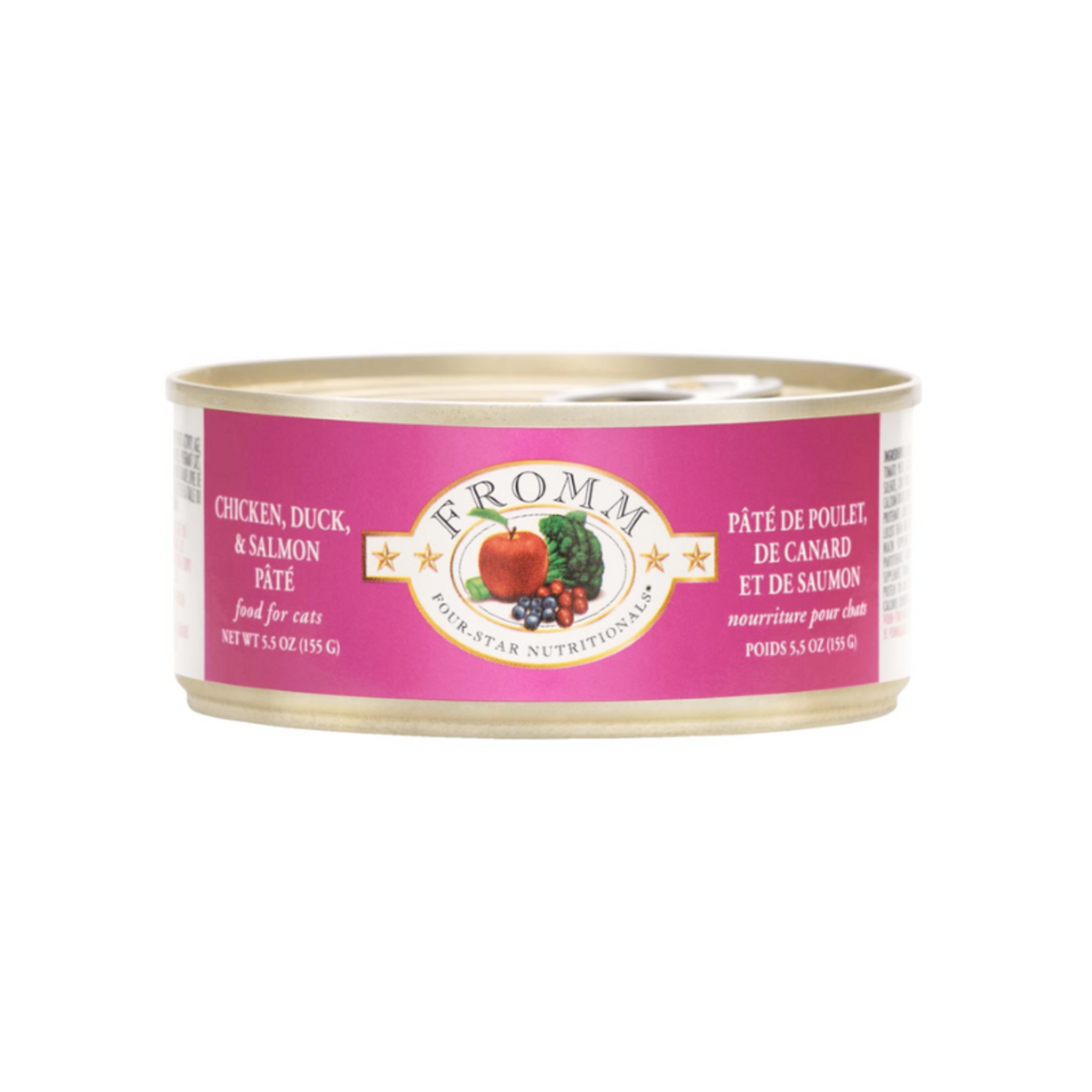 Fromm Four Star 5.5 oz. - Chicken, Duck & Salmon Pate - Fromm Four-Star - Cat