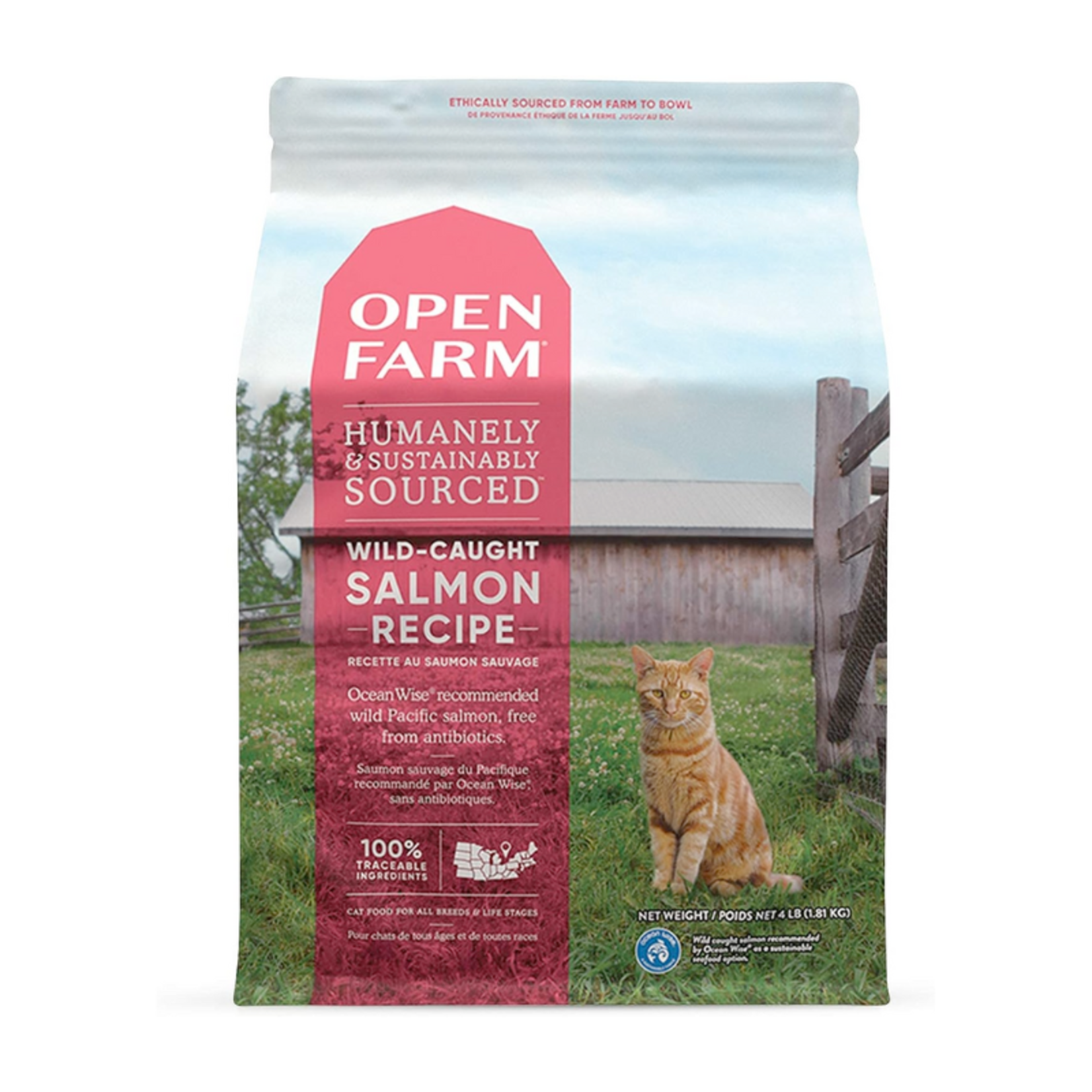 Open Farm Wild Caught Salmon - Grain Free Cat Food - Open Farm
