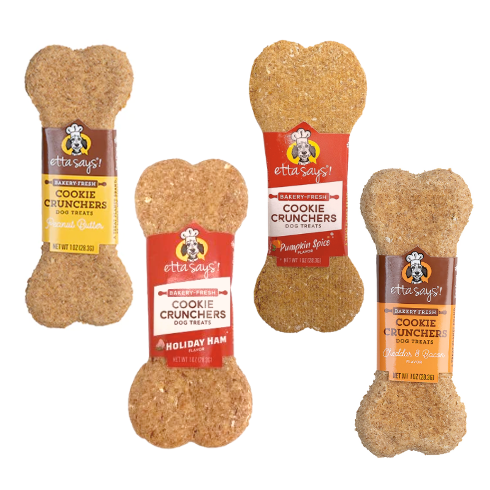 Etta Says! 1 ct. - Cookie Crunchers 5" Bone Treat - Etta Says!