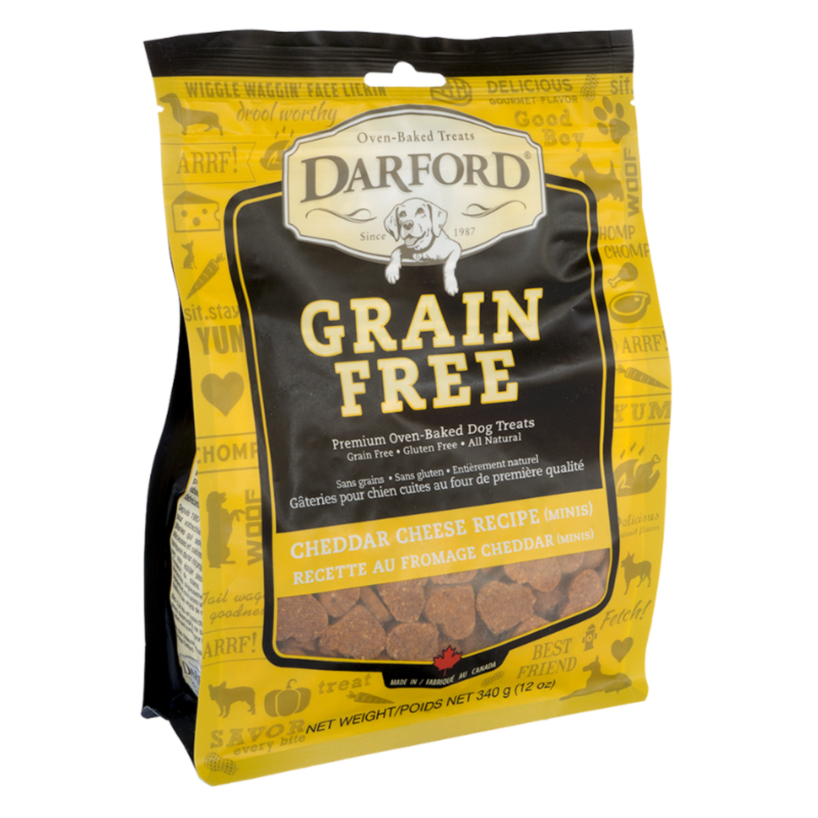Darford 12 oz. / Minis - Cheese Recipe - Grain-Free Dog Treats - Darford