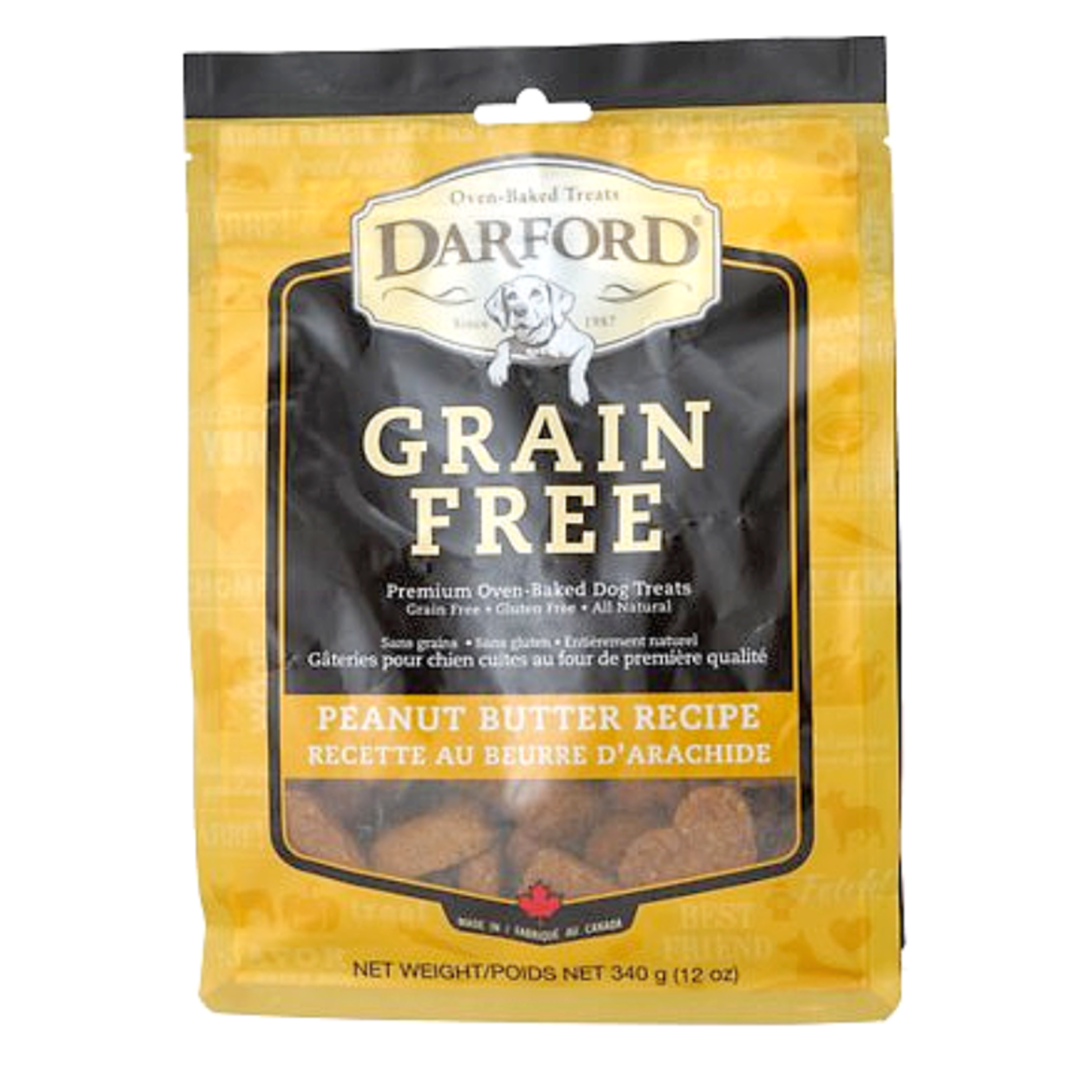 Darford 12 oz. - Peanut Butter Recipe - Grain-Free Dog Treats - Darford