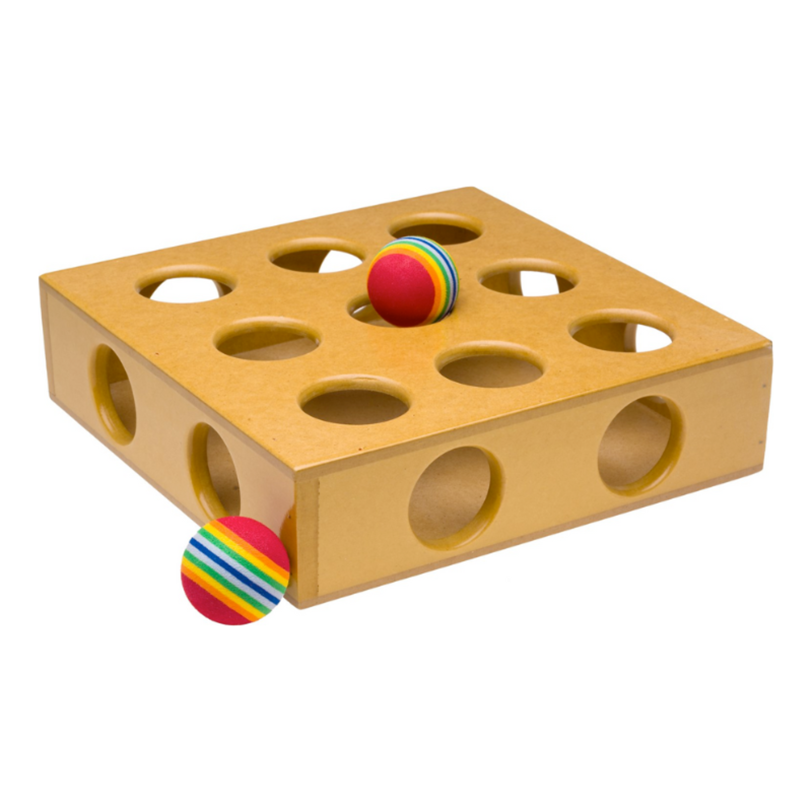 10" x 10" - Peek-and-Play Toy Box - Smart Cat
