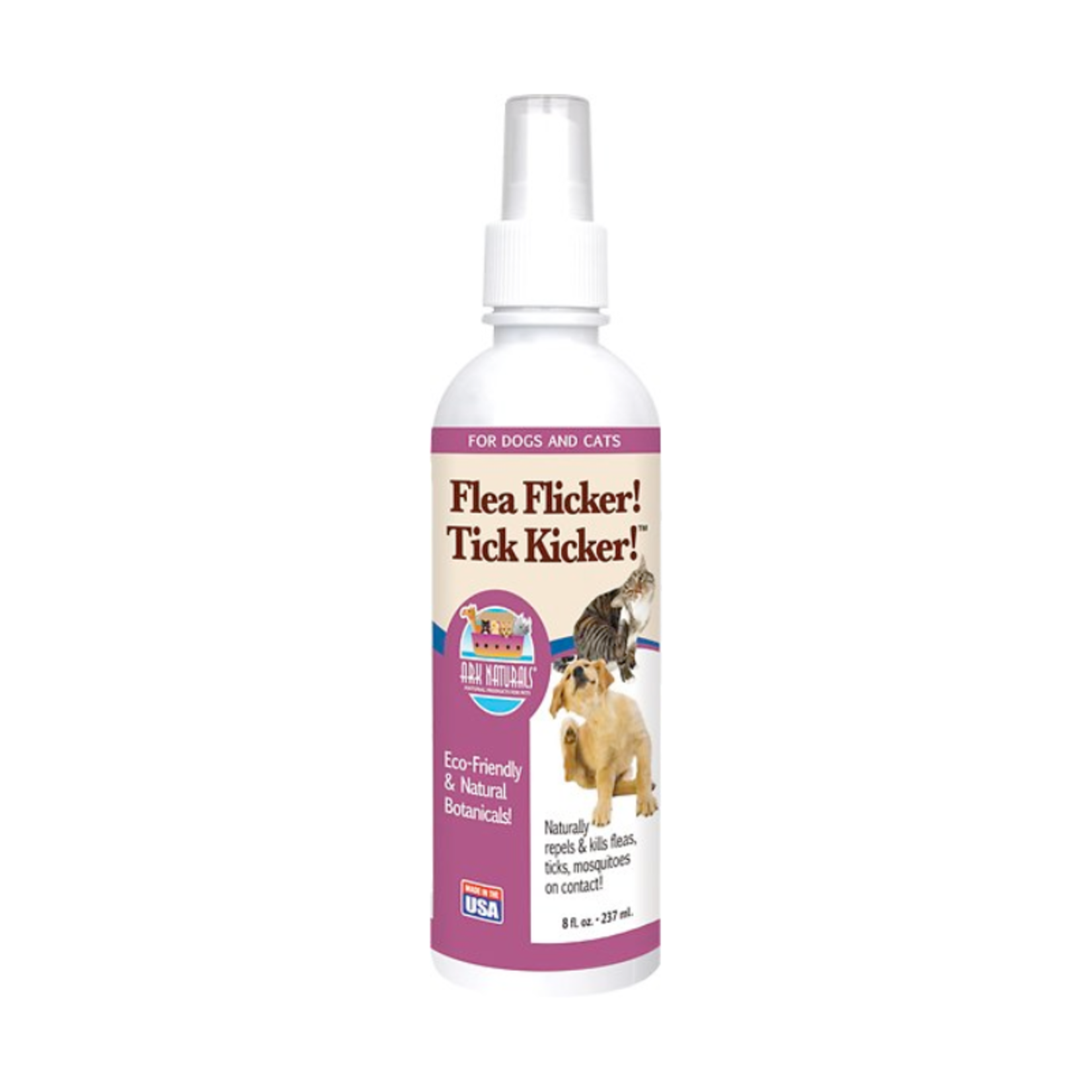 Ark Naturals 8 fl. oz. - Flea Flicker, Tick Kicker - Ark Naturals - for dogs & cats