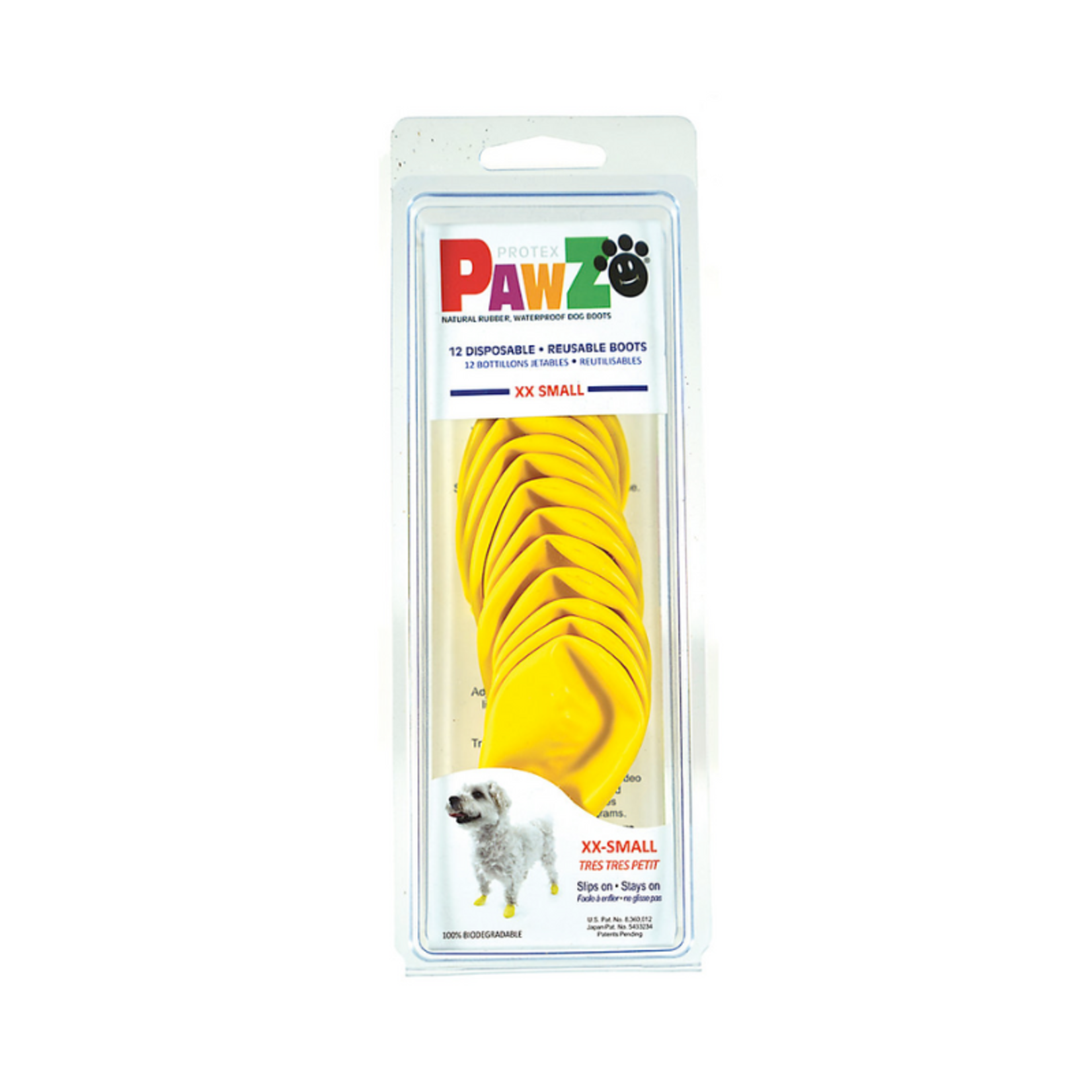 Pawz 12 ct. - Disposable & Reusable Waterproof Dog Boots - PawZ