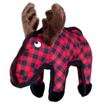 The Worthy Dog Red Buffalo Plaid Moose - Dog Toy - The Worthy Dog