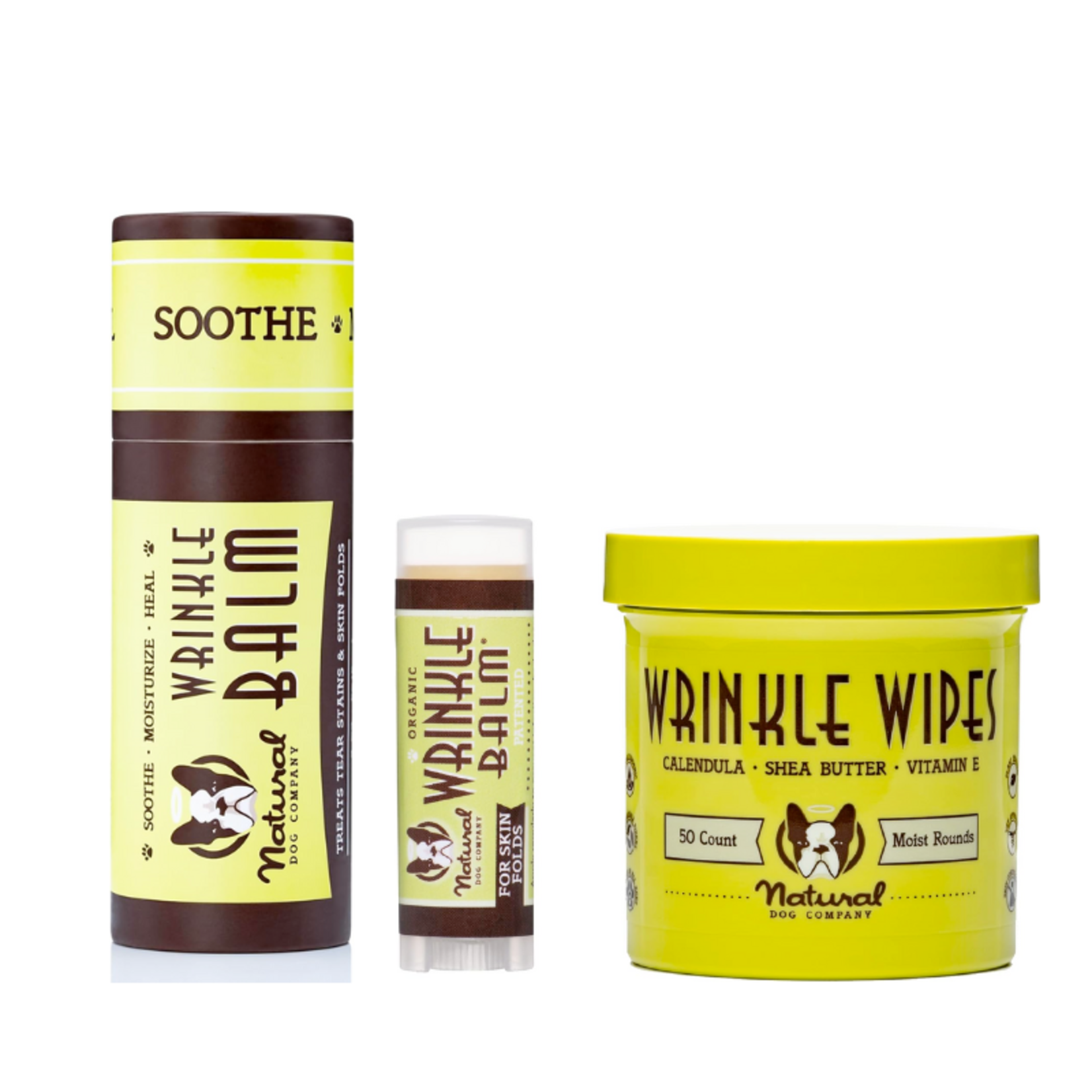 Natural Dog Company Wrinkle Balm or Wipes - Natural Dog Company