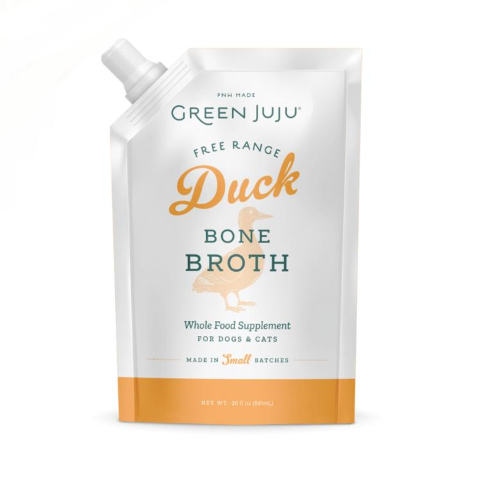 Green JuJu 20 oz. - Duck - Frozen Bone Broth - Green JuJu