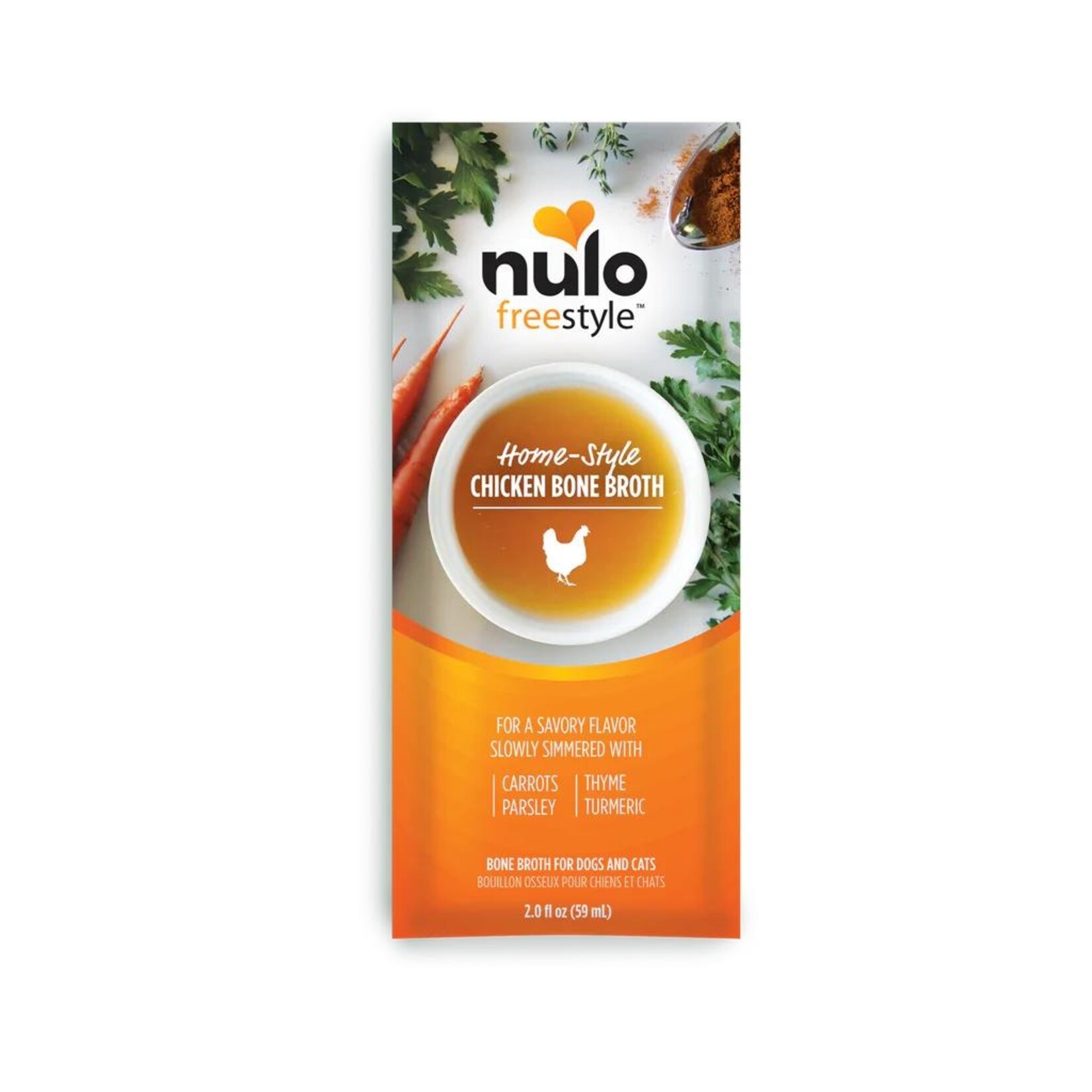 Nulo Freestyle SHORT DATED - 2 oz. - Chicken - Organic Bone Broth - Nulo Freestyle - DISCOUNT (Reg. $1.59)