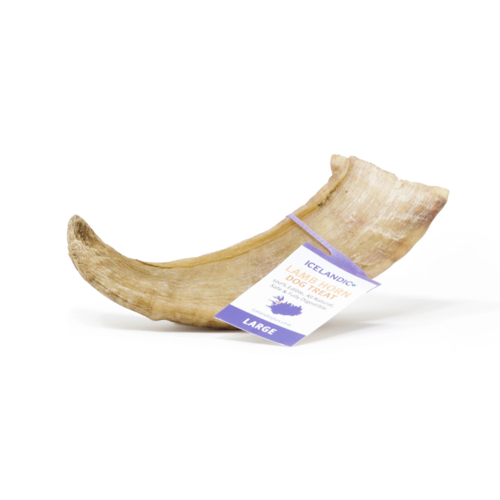 Icelandic Pure Large Lamb Horn - Dog Chew - Icelandic Pure