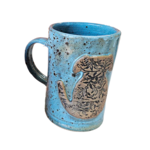 Agra Pottery Handmade Mug - Dog Silhouette - Agra Pottery - Made in Wausau, WI