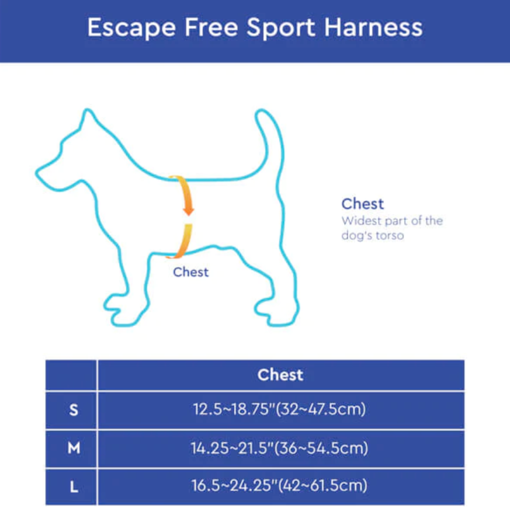 Gooby Escape Free® Sport Harness - Neoprene - GOOBY