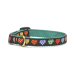 Up Country Colorful Rainbow Hearts - Fits Neck 6-10" - Cat Collar - Up Country